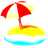 beachWithUmbrella