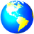 globeShowingAmericas
