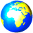 globeShowingEuropeAfrica